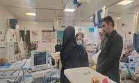بازدید سرزده سرپرست شبکه بهداشت و درمان ملارد از بیمارستان شهدای سلامت